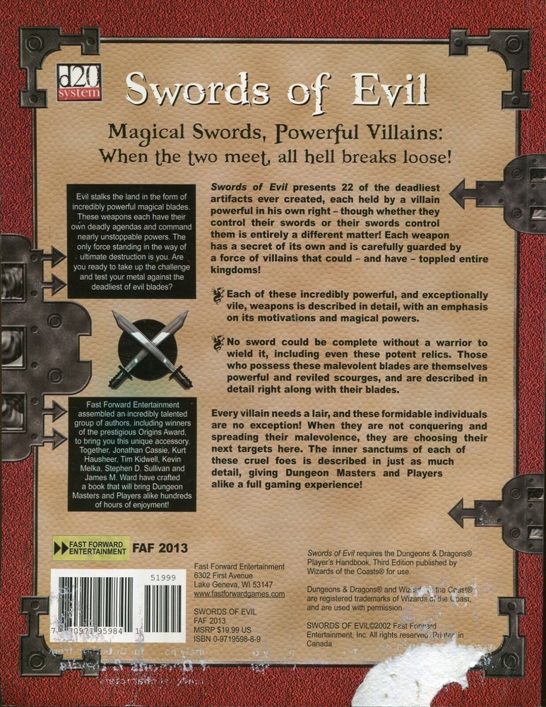 d20: Swords of Evil