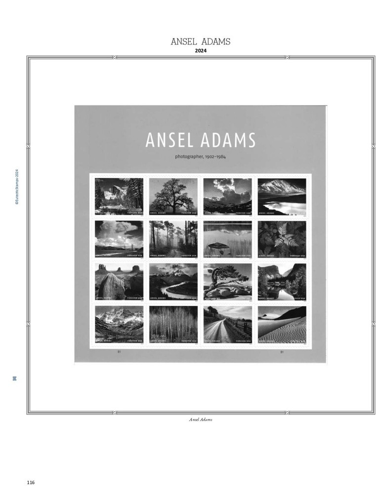 2024 U.S. Commemorative Singles COMPLETE Supplement (White Ace Alternative)