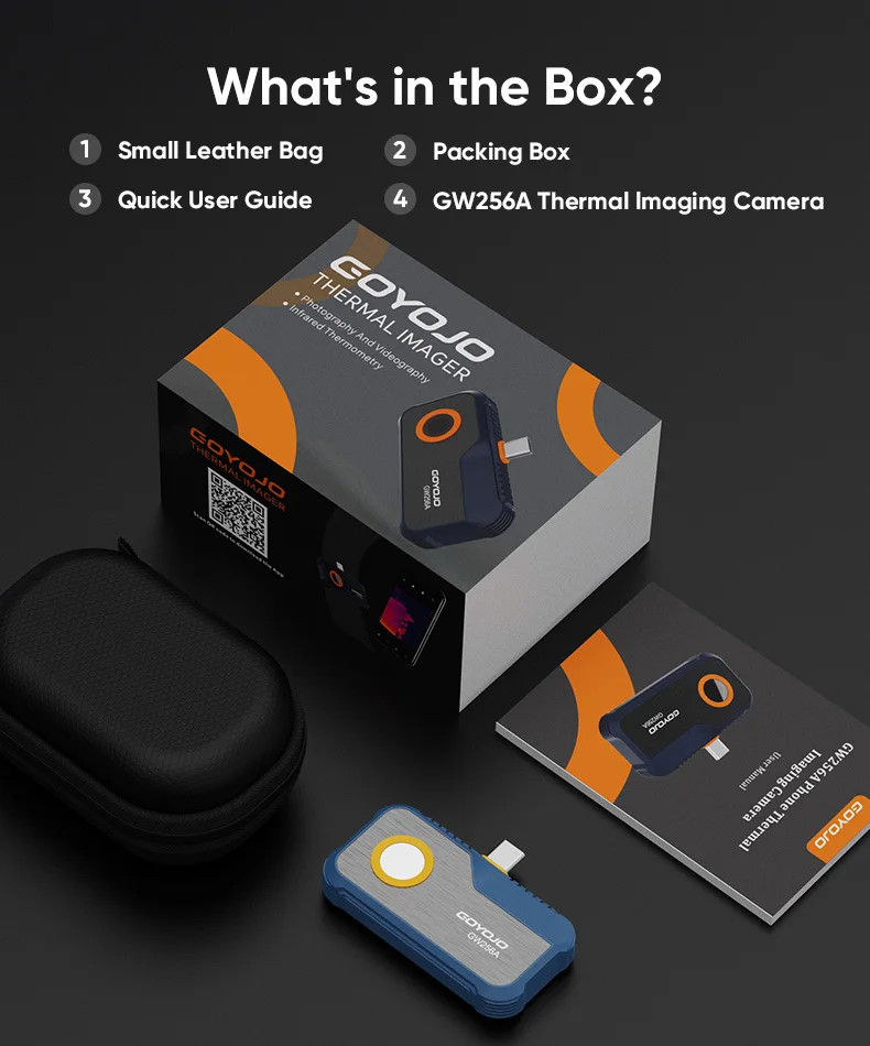 Thermal Camera for Android, 256 x 192 IR Resolution, Thermal Imaging Camera