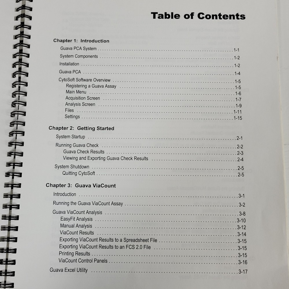 Guava PCA User Guide Manual CytoSoft Running Systems Installation Instructions