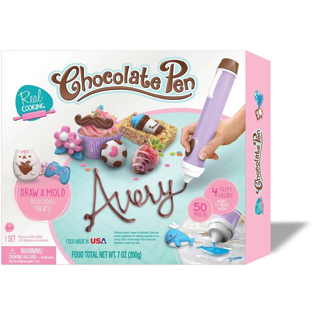 Real Cooking Chocolate Pen 2 Kit - Includes 4 Chocolate Refills