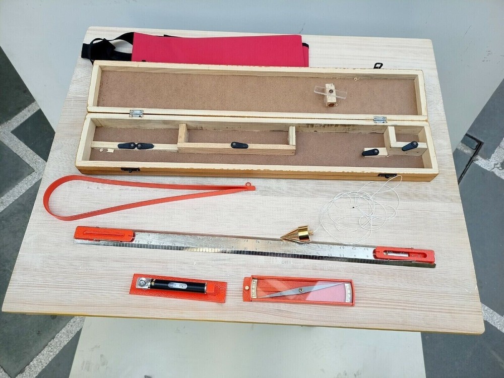 Basic Survey Plane Table W/ Tripod Test Surveying Measurement for Topography