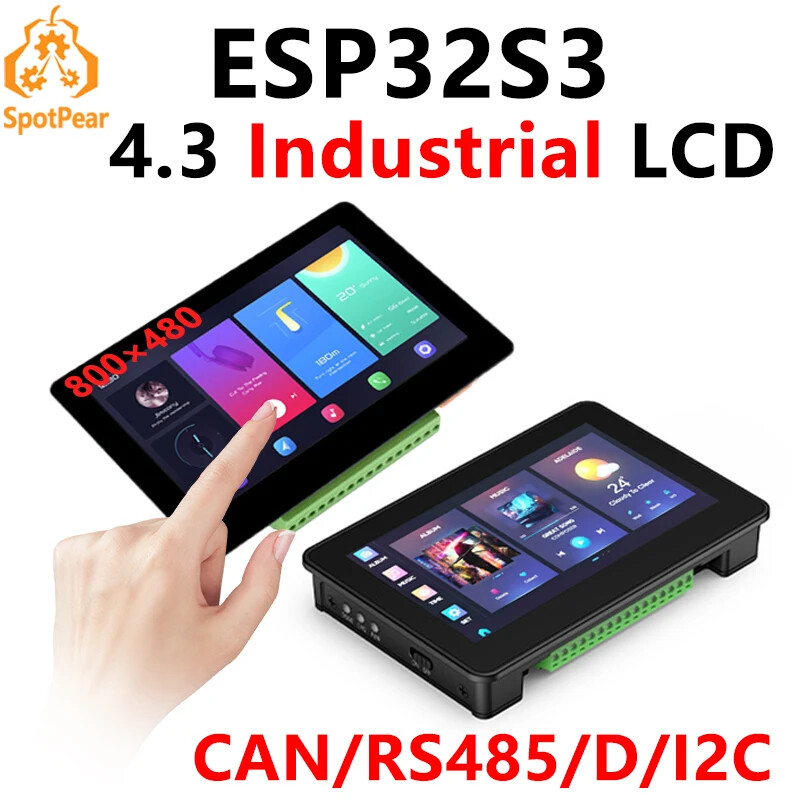 ESP32 S3 4.3inch LCD (B) 800x480 TouchScreen Display Development Board HMI/LVGL