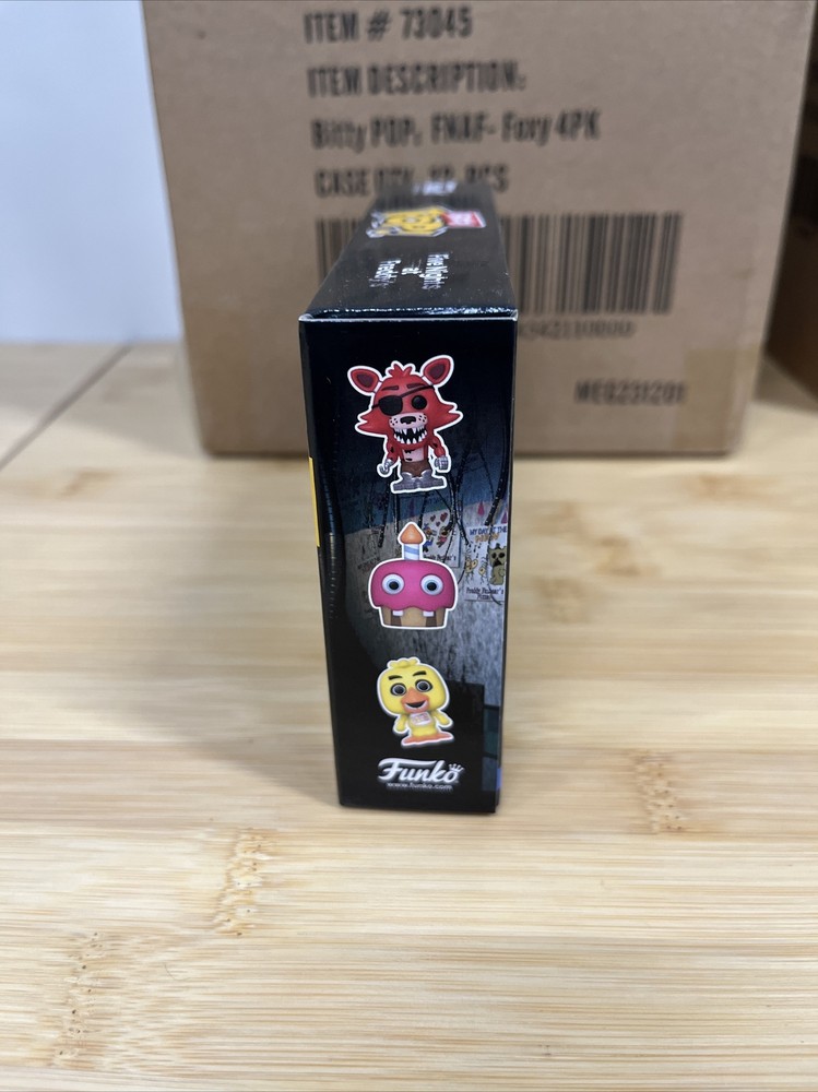 Funko Bitty Pop! FNAF Foxy Cupcake Chica 4-Pack Mini Figurine