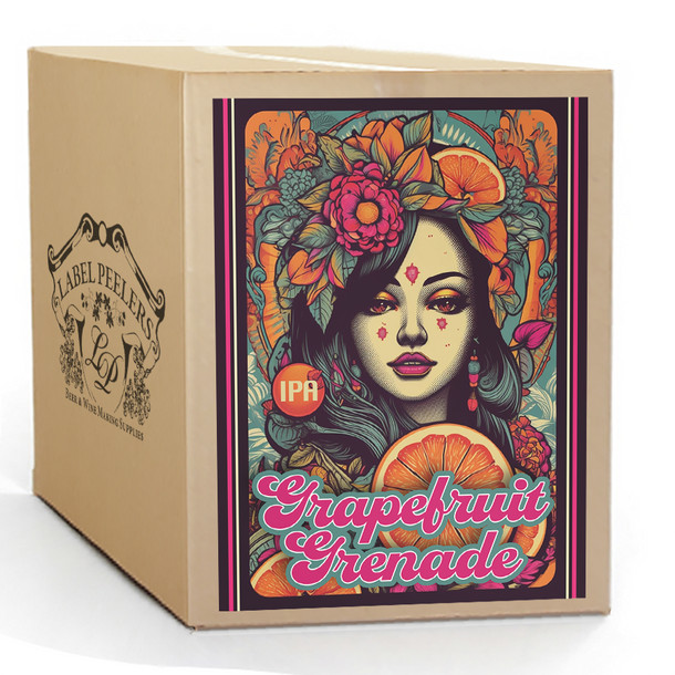 Label Peelers Grapefruit Grenade IPA Beer Kit - Extract