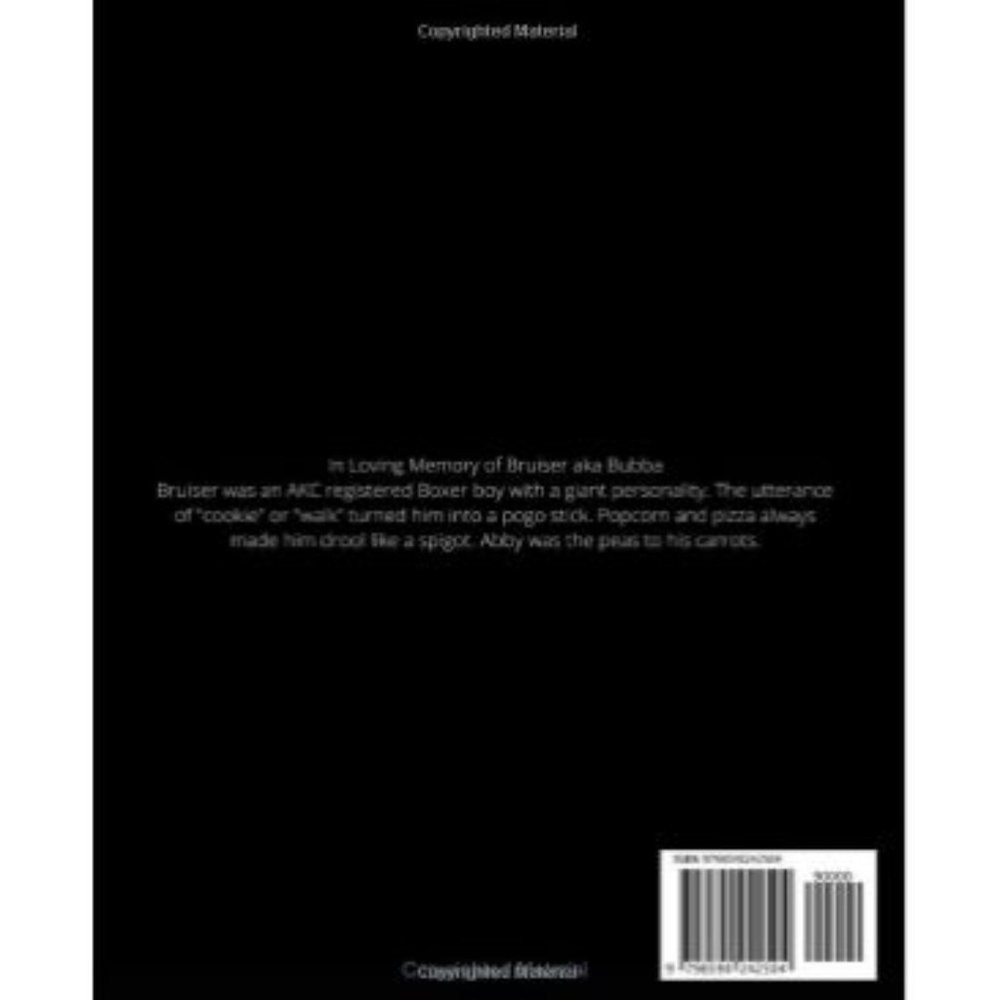 A Boxer Lover’s Journal: Bruiser Blank Lined Notebook