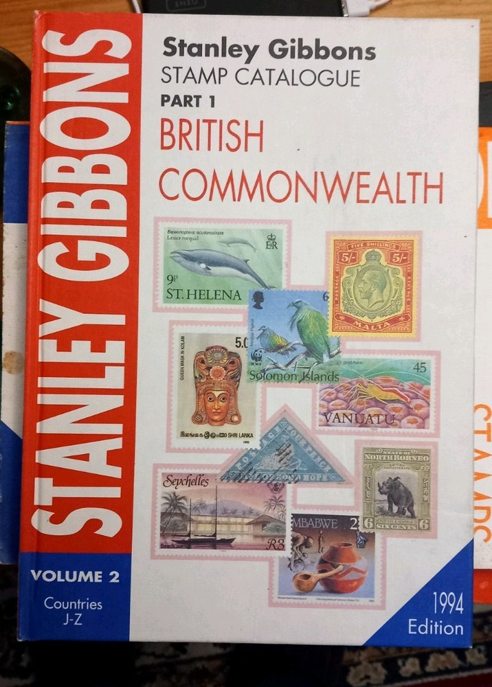 Stanley Gibbons Stamp Catalogue. Part 1. VOL 2 J-Z. British Commonwealth.