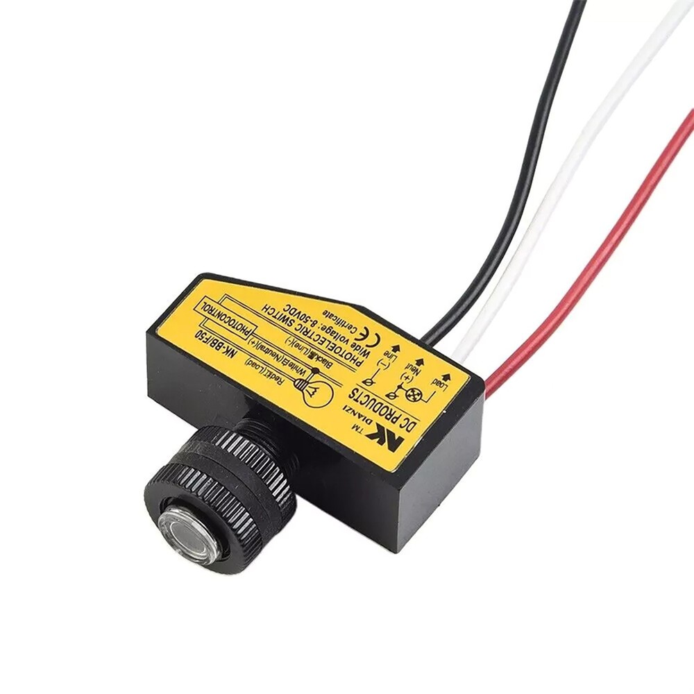 Automatic Light Sensor Control Switch DC 8V-50V Photocell Light Switch Parts