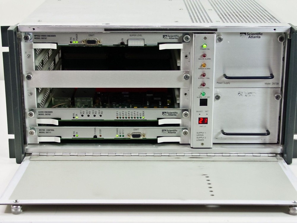 Digital Atlanta D-9110 PowerVu Digital Video Encoder w/MSync and Audio Modules