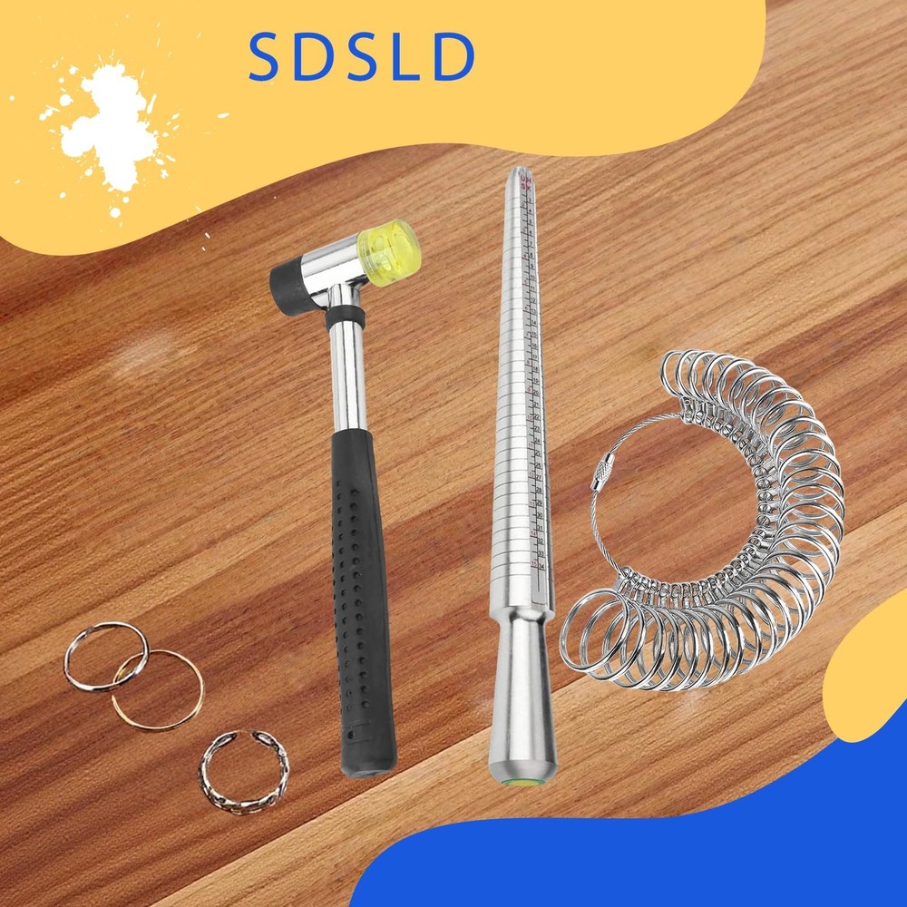 SDSLD Ring Mandrel Metal Sizer Measuring Tool ring sizer measuring tool