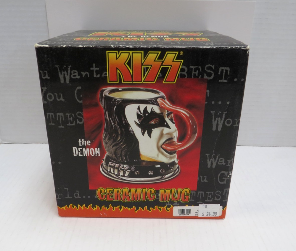 KISS GENE SIMMONS CERAMIC MUG  -  THE DEMON