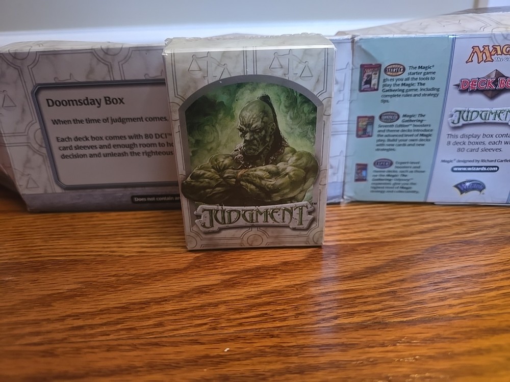 NEW SEALED! Judgement Deckbox 2002 Magic The Gathering RARE!
