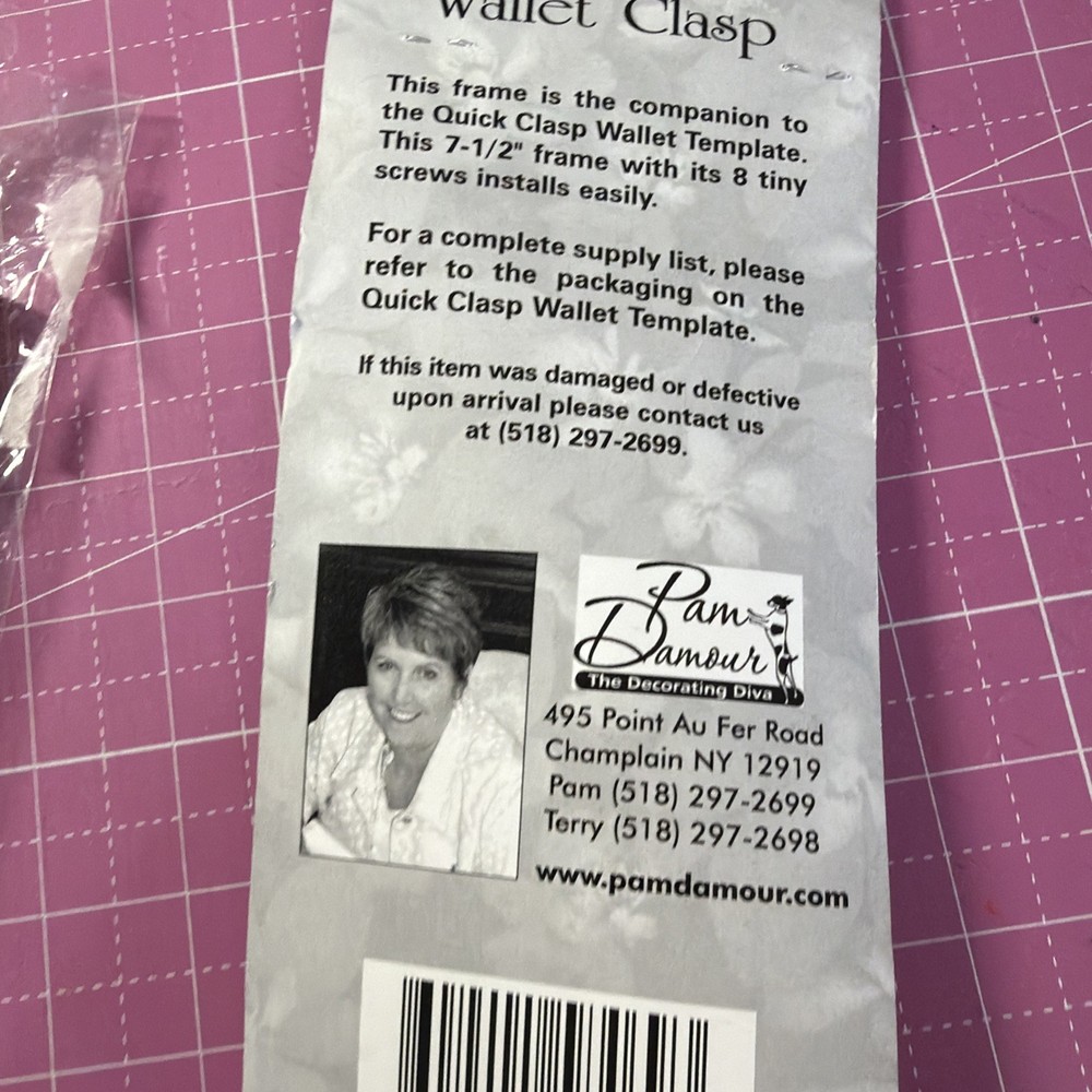 clasp wallet Pam Damour 5 Total And Pattern