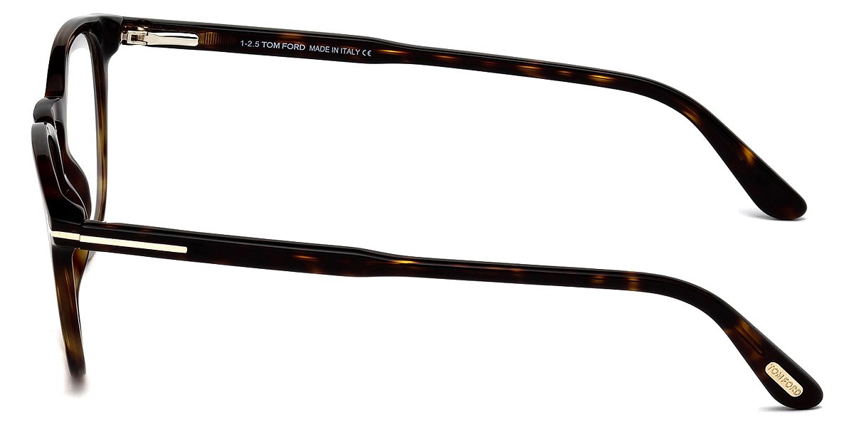 New Tom Ford Unisex Round Eyeglasses FT5401 052 Dark Havana 51mm