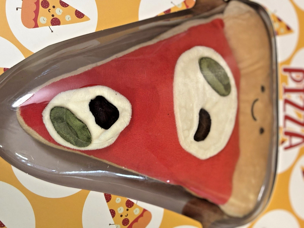 NIB Pizza Shaped My Novel Things Heatable &Huggable Cuddle Pack: Hot/Cold Pack