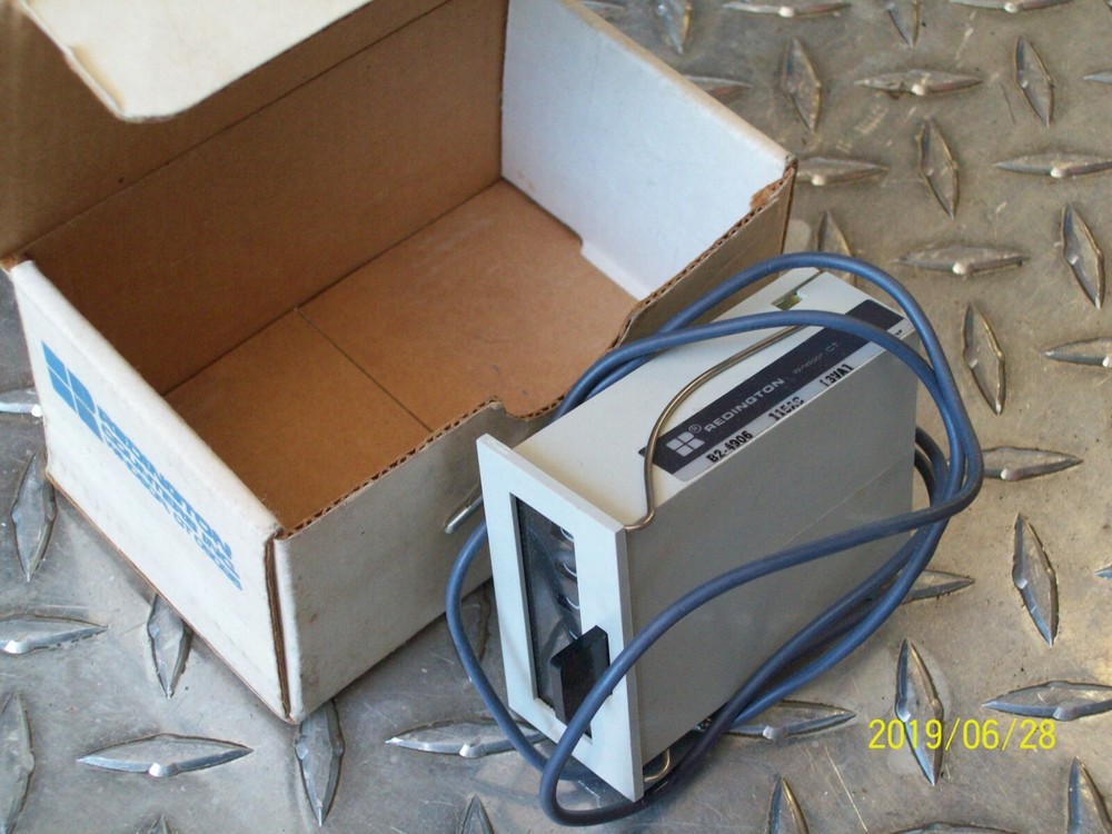 B2-4906 NEW REDINGTON 6 DIGIT COUNTER 115VAC PUSH BUTTON RESET