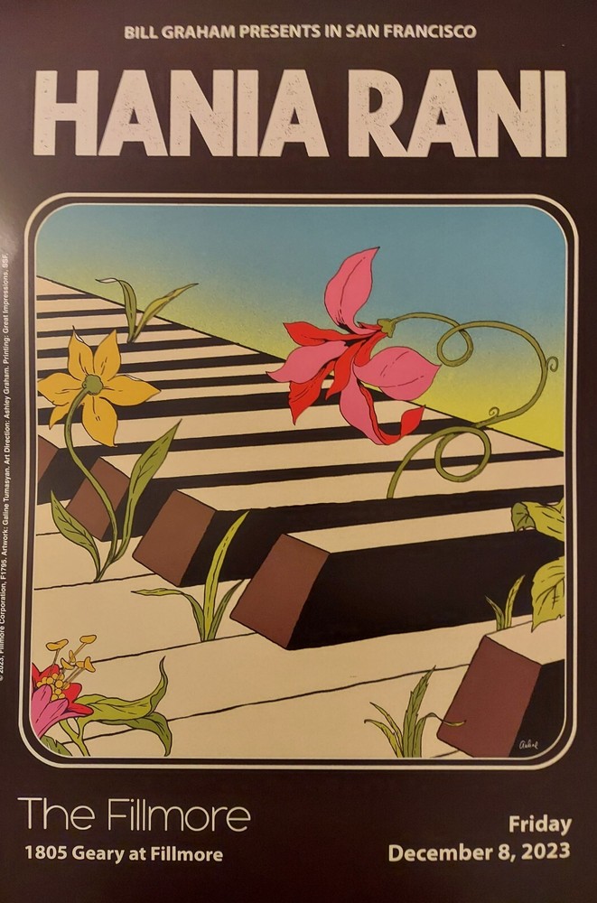 MINT HANIA RANI Fillmore Poster 2023 a
