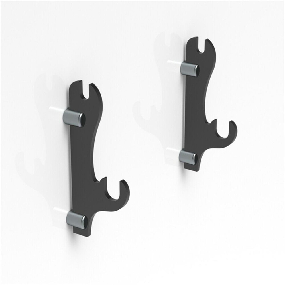 Dual-Tier Sword Holder Sword Wall Mount Solid Sword Stand Samurai Sword Holder