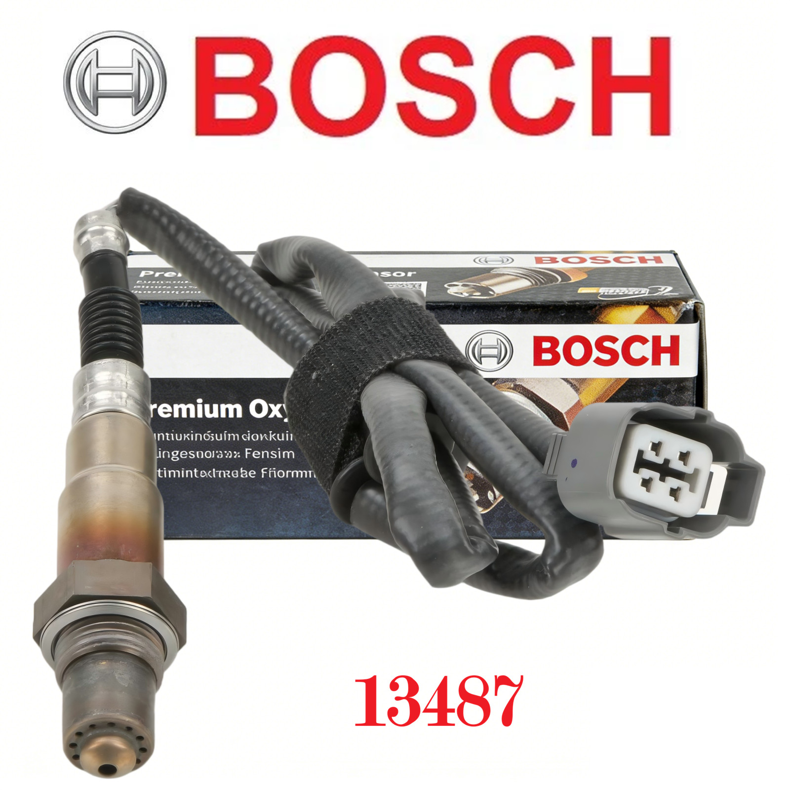 New Bosch 13487 Downstream O2 Oxygen Sensor for Honda Civic 1.7L 2001-2003