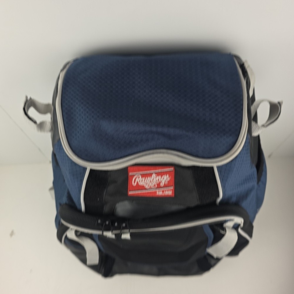Rawlings Velo Baseball/Softball Backpack Navy Blue-Very Clean