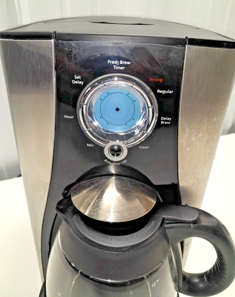 New Retro Mr. Coffee 12-Cup Programmable Coffee Maker Strong Brew BVMC-LMX43GTF