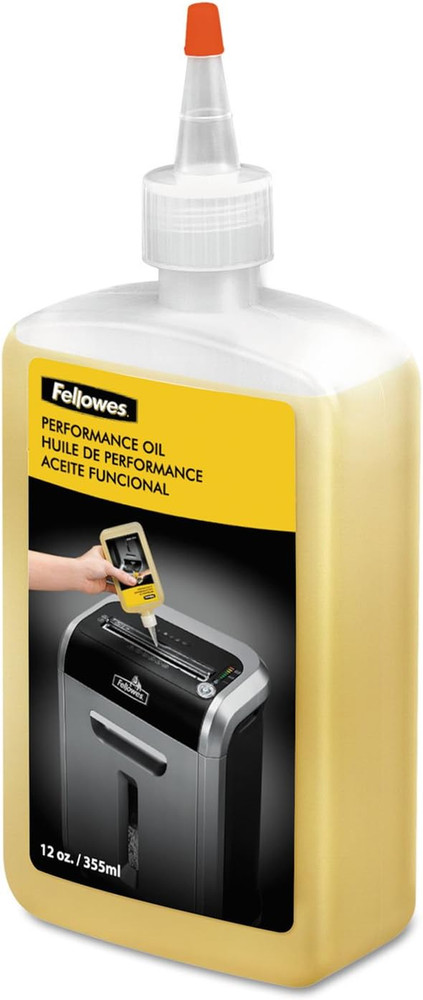 Powershred Performance Shredder Oil, 12 Oz. Extended Nozzle Bottle (35250) (Pack