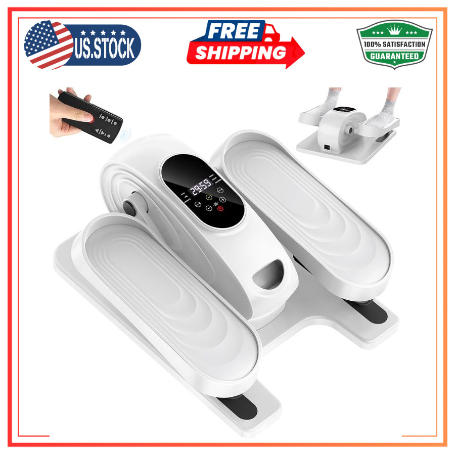 Under Desk Electric Elliptical Exercise Machine 15 Speed Seated Leg Exerciser