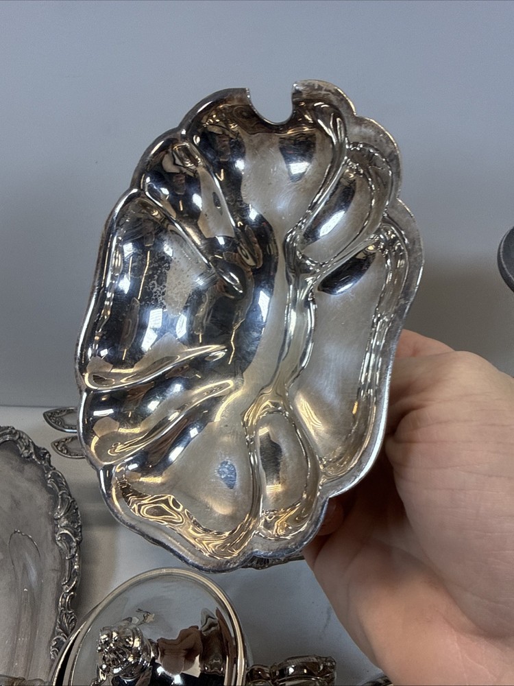 10 Piece Ascot Sheffield Design By Community Silver Plate Pitcher Tea Coffee Set