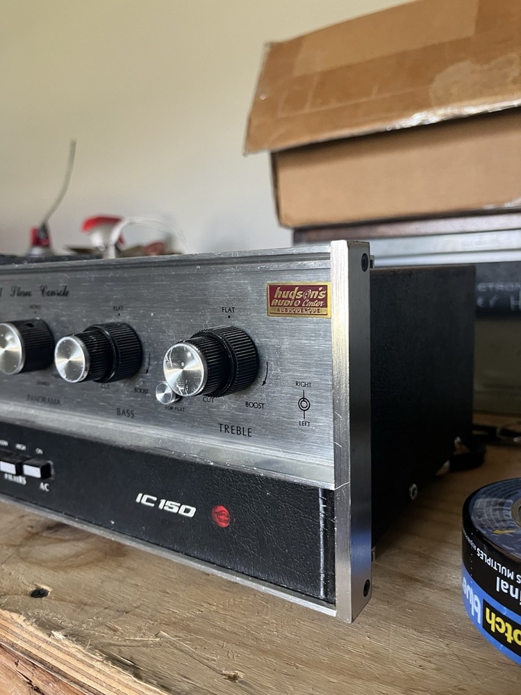 Crown IC 150 Vintage Solid-State Preamplifier, Model IC 150, MPN IC 150