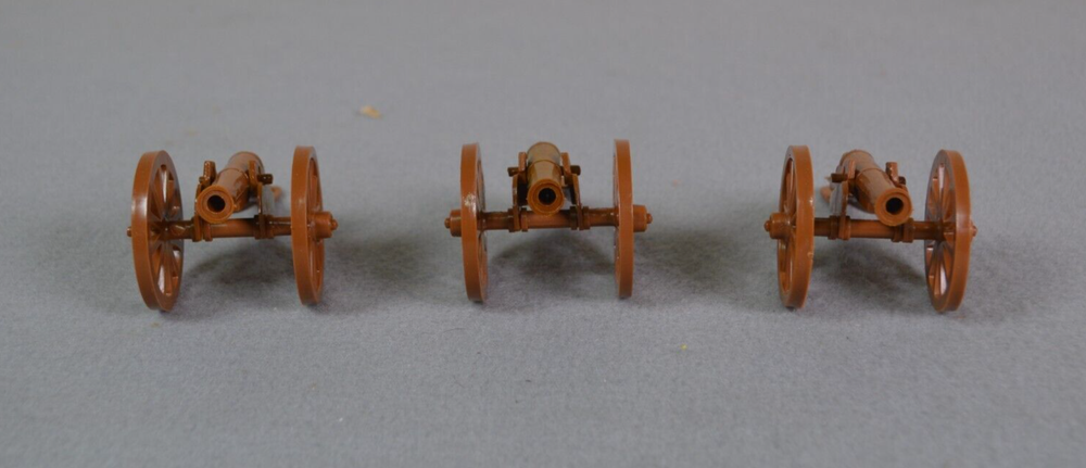 Marx 54mm Civil War Cannons Tan