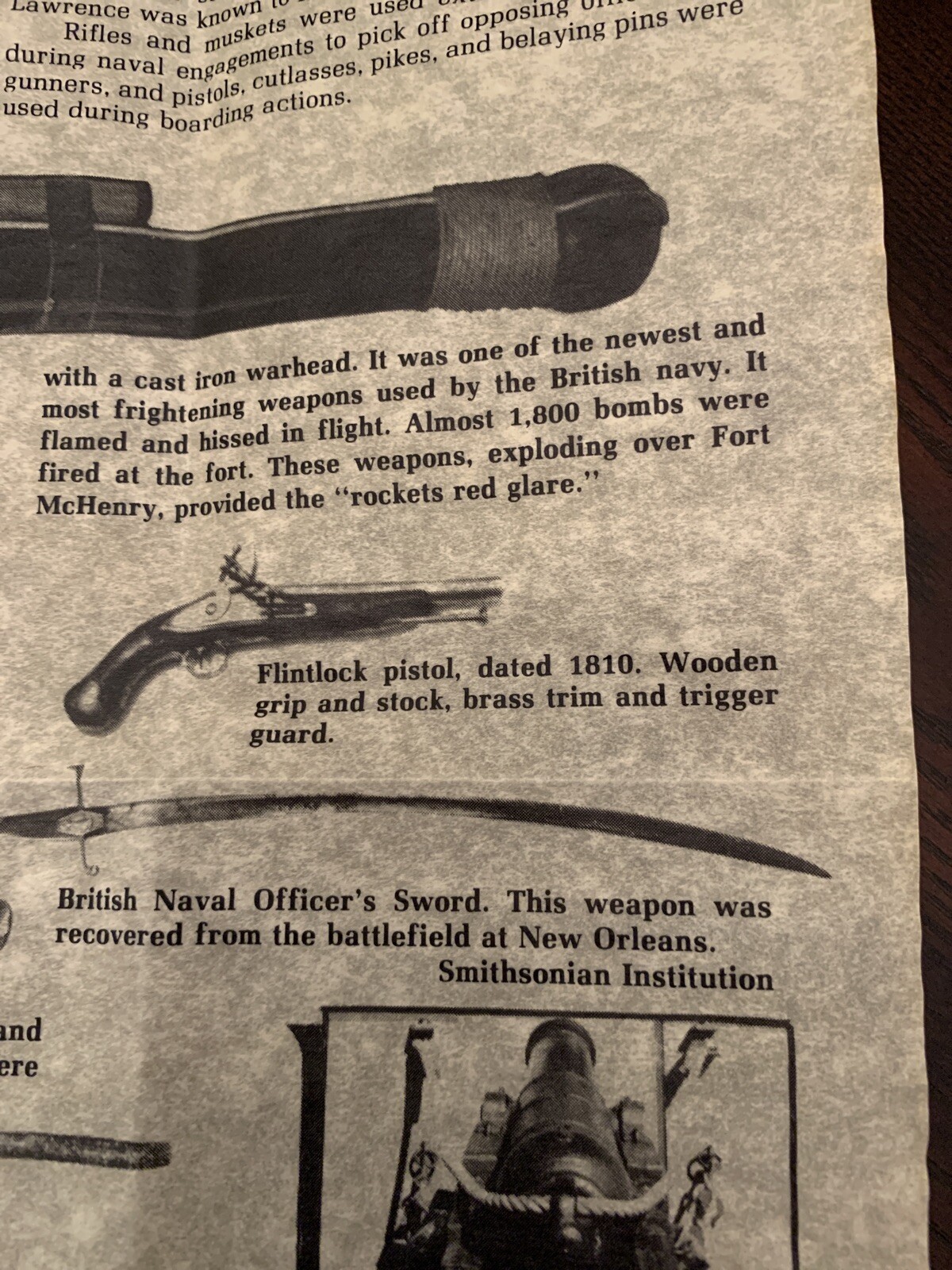 Weapons Of The War of 1812