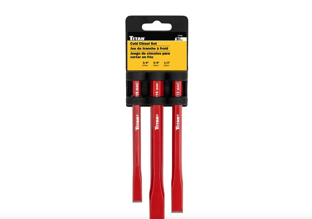 Titan 17081 3 Pc Cold Chisel Set