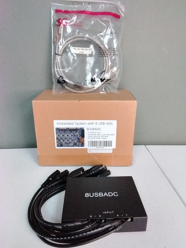 Wistar Octa Core Embedded System with 8 USB-ADC  8USBADC, 8 Channel Input