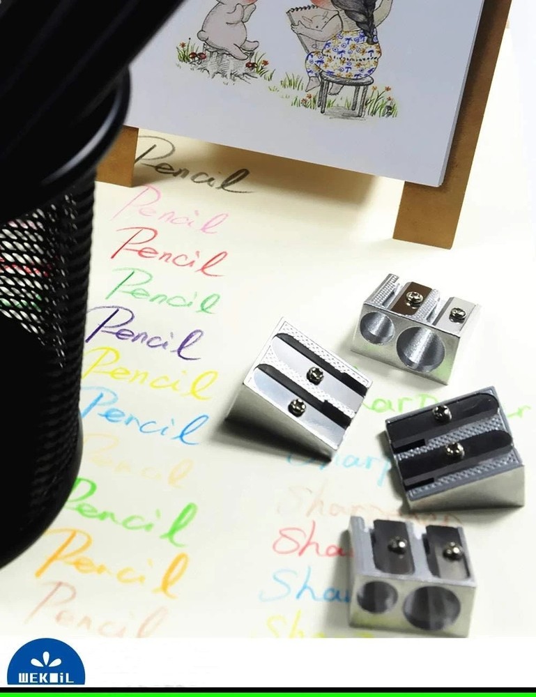 Metal-Pencil Sharpener,4PCS Pencil Sharpener Handheld, Pencil Sharpener Manual,