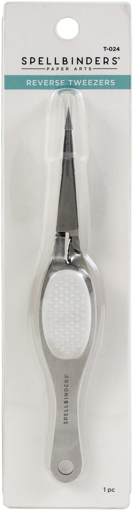 Spellbinders Reverse Tweezers-Metal