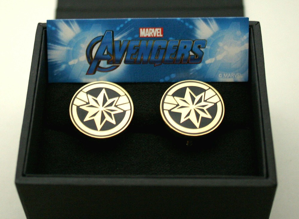 Marvel Comics Classic Captain Marvel Cufflinks New Gift Box