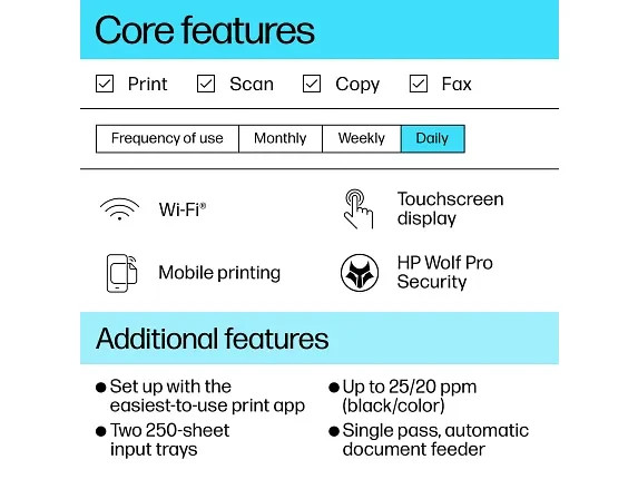 HP OfficeJet Pro 9135e Wireless All-in-One Color Inkjet Printer-Pro. Refurbished
