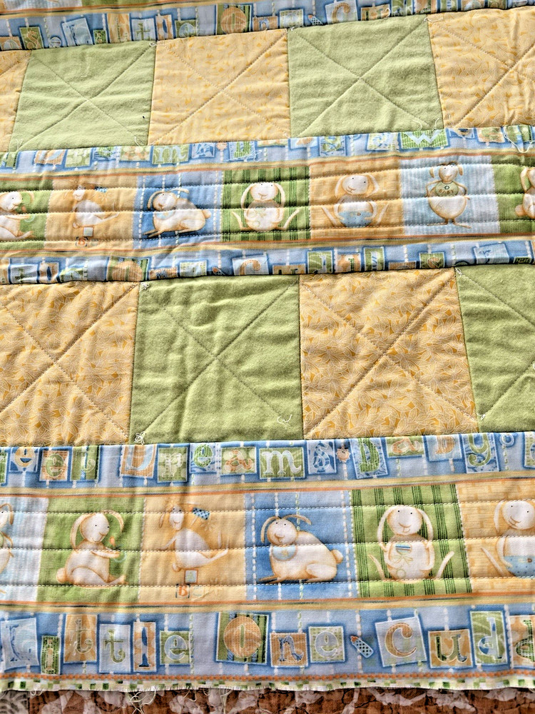 Handmade Quilt, Craft Project, Needs Completed, 32x 40”