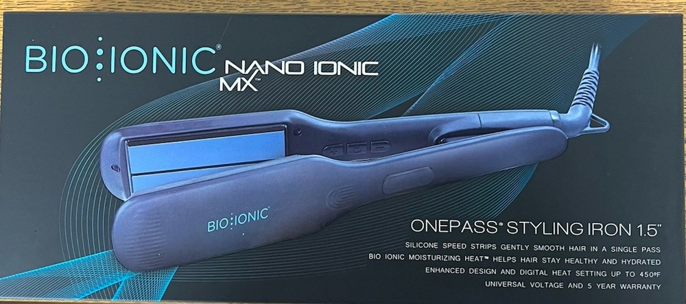 Bio Ionic Nano Ionic MX OnePass Styling Iron1.5"