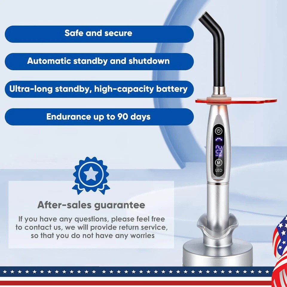 LED Lamp Device Curing Light Kit LED Curing Light Lamp US Plug Wireless Cordless