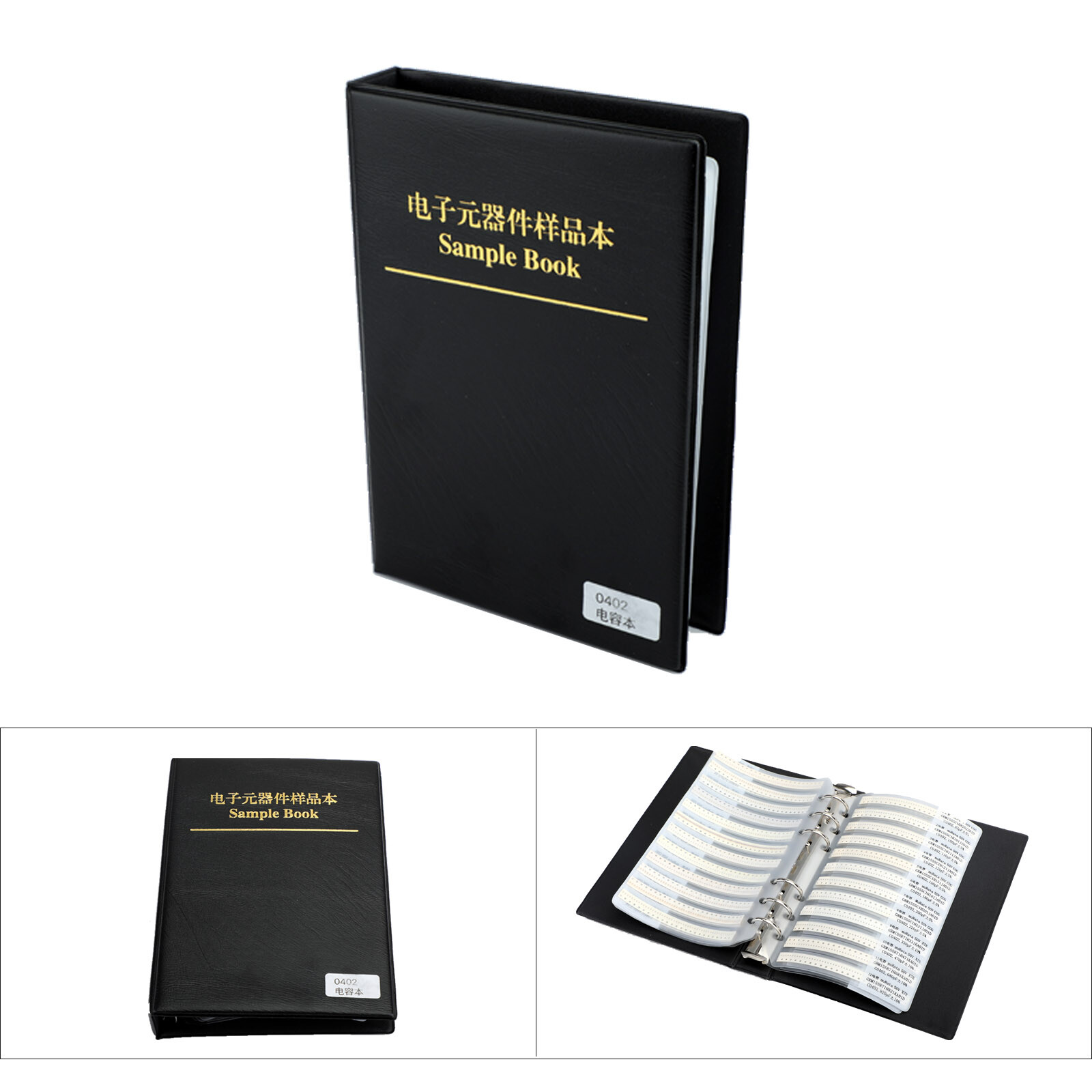 0201/0402/0603/0805/1206 SMD/SMT Capacitor Chip Resistor Samples Book Kit