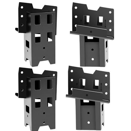 Deer Stand Brackets, Outdoor 4x4 Compound Angle Brackets, Elevator Bracket for