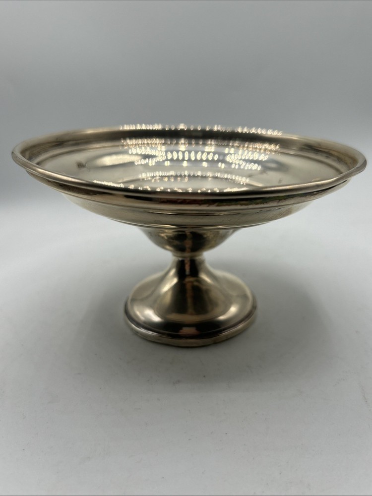 Antique RGS Sterling Silver Compote DISH nut Candy Weighted
