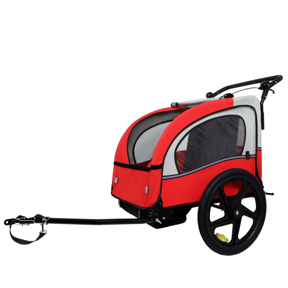 Double Stroller 5-Point Harness Foldable Swivel Front Wheels Storage Bag
