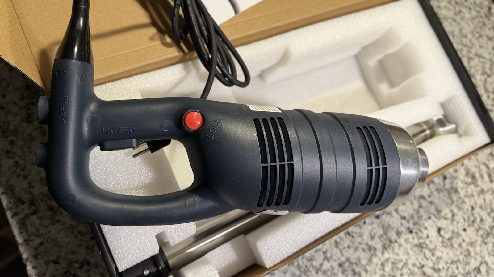 Avamox Commercial Immersion Blender 21” Heavy duty series 1 1/4HP Motor