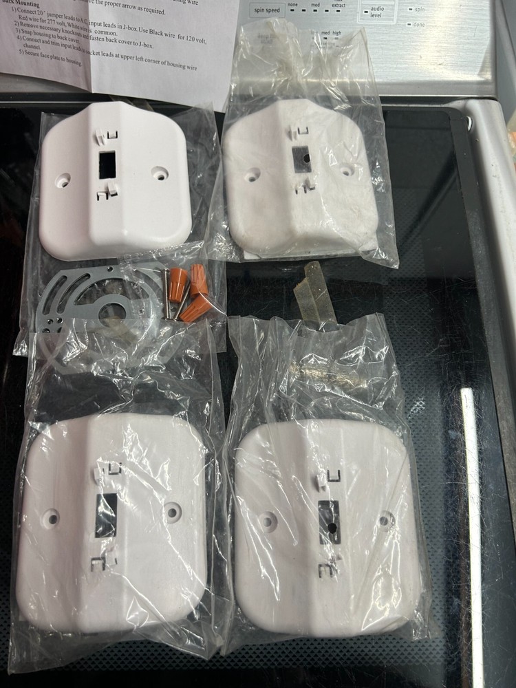 New 4-pack lot Acuity LED Exit Sign Mounting Replacement switch