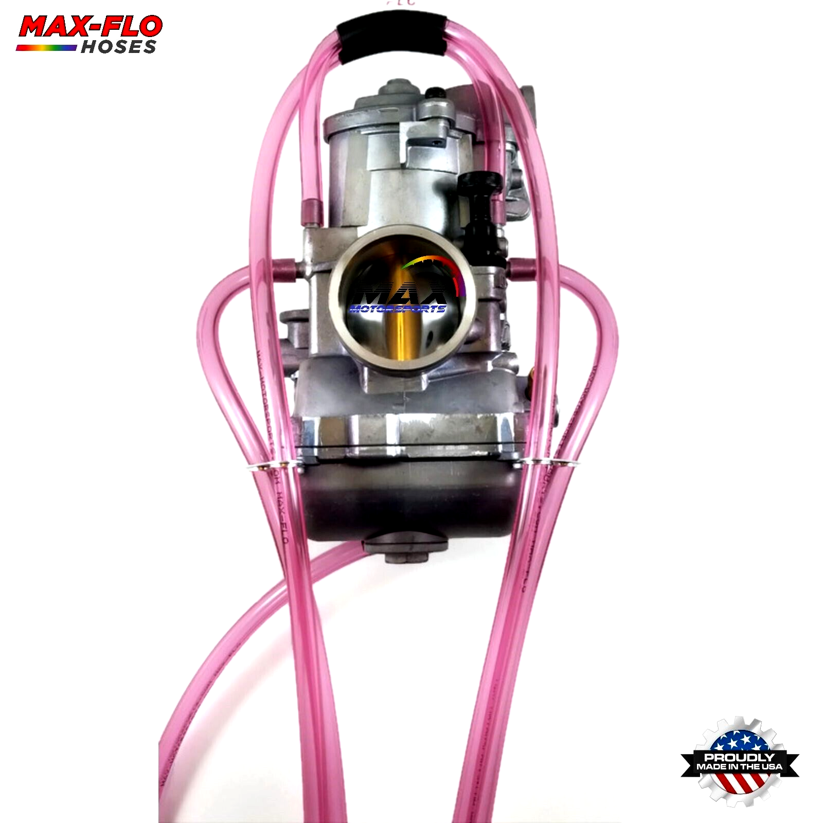 10’ FT Replica Pink 4mm & 3.2mm ID Carburetor Vent Hose Keihin FCR Mikuni Carb