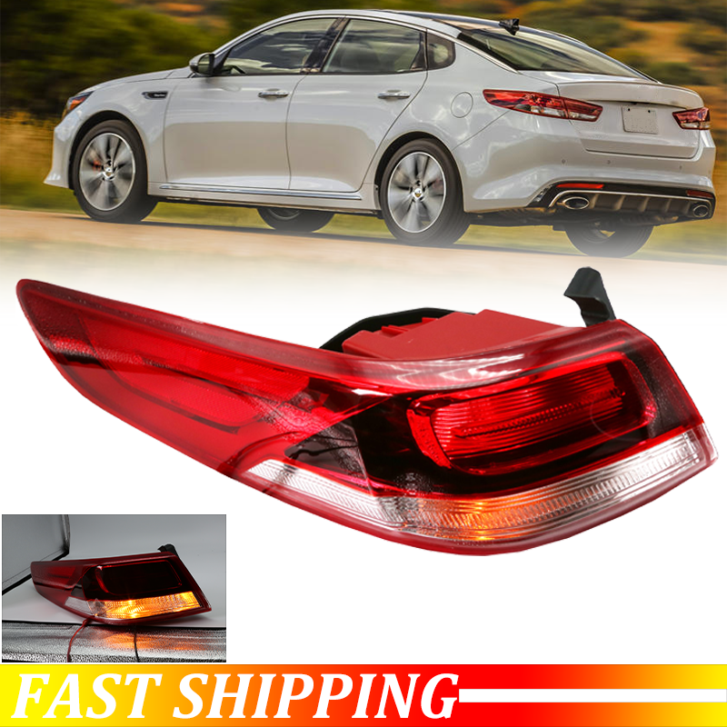 For 2016-2019 20 Kia Optima Outer Driver Side Halogen Tail Light Lamp 92401D5000