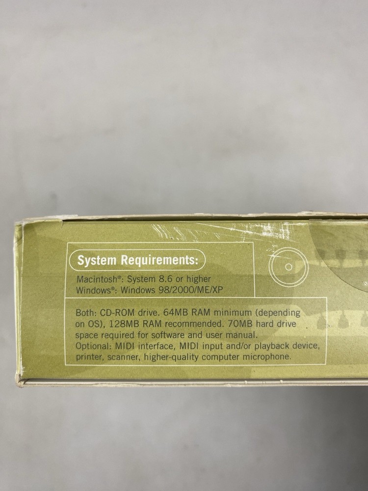 Make music Finale Guitar Notation Software CD-ROM Win/Mac TAB Comp Program