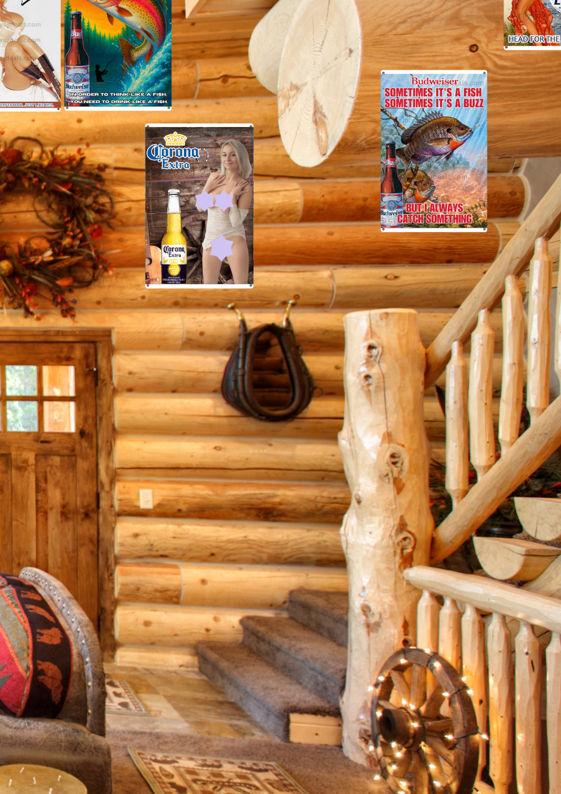 Beer Of Pleasure Pin-Up Metal Sign Sexy Girl Vintage Style Wall Decor Read Des